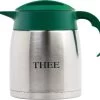 Isoleerkan EasyClean 1,2 Liter Rvs Met Opschrift THEE En Groen Kunststof Dop En Handgreep -Bol Waterkoker Winkel 1200x1084