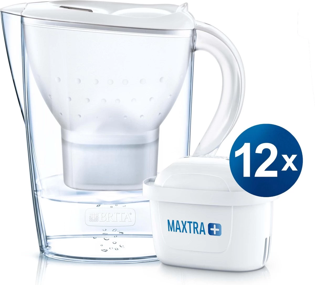 BRITA - Waterfilterkan Marella Cool - Wit - 2,4L + 12 MAXTRA+ Waterfilterpatronen BRITA - Waterfilterkan Marella Cool - Wit - 2,4L + 12 MAXTRA+ Waterfilterpatronen -Bol Waterkoker Winkel