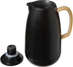 Koffie/thee Thermoskan/isoleerkan RVS 1 Liter Zwart - Isoleerkannen Voor Warme / Koude Dranken -Bol Waterkoker Winkel 1200x1100 1