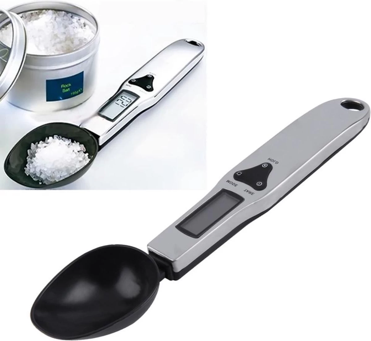 Digitale Lepelweegschaal - Tot 500 gram - RVS Merkloos Digitale Lepelweegschaal - Tot 500 Gram - RVS -Bol Waterkoker Winkel 1200x1101 1