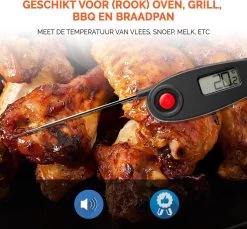 Mancor Vleesthermometer BBQ Thermometer Digitaal Keukenthermometer Accessoires Voedselthermometer - Inklapbaar -Bol Waterkoker Winkel 1200x1114 4