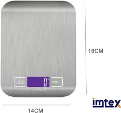 IMTEX Digitale Precisie Keukenweegschaal - Tot 5000 Gram - Zilver -Bol Waterkoker Winkel 1200x1115 1