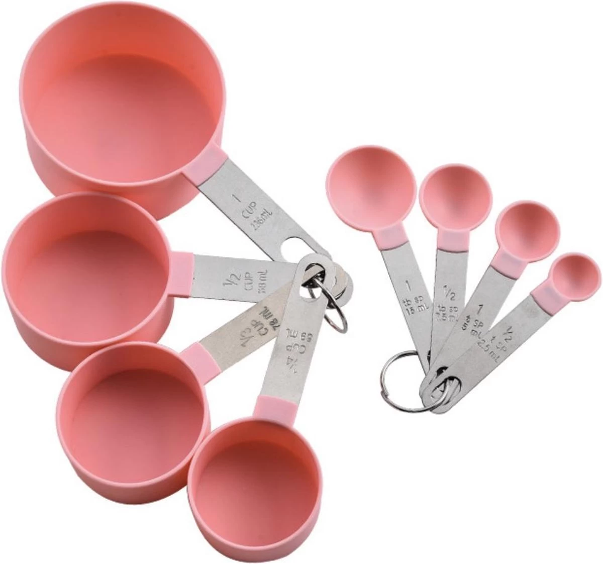 SwissBex Maatbeker Set - Maatlepel - Wegen & Meten - 8 Delig - Kleur Roze Merkloos SwissBex Maatbeker Set - Maatlepel - Wegen & Meten - 8 Delig - Kleur Roze -Bol Waterkoker Winkel 1200x1122 3