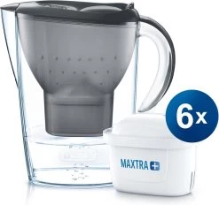 BRITA - Waterfilterkan Marella Cool - Grafiet - 2,4L + 6 MAXTRA+ Waterfilterpatronen -Bol Waterkoker Winkel 1200x1125