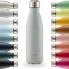 Blumtal Thermosfles - Met Dubbele Wand - Thermosbeker Koffie, Thee En Koele Dranken - Travel Mug - 500ml - Ultimate Grey - Grijs