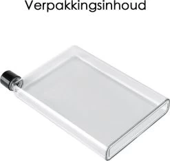 Waterfles Plat – Transparant – Minimalistisch Uiterlijk - Gemakkelijk Mee Te Nemen - Inhoud 420 Milliliter – 20 X 14,8 Cm 4 Waterfles Plat – Transparant – Minimalistisch Uiterlijk - Gemakkelijk Mee Te Nemen - Inhoud 420 Milliliter – 20 X 14,8 Cm -Bol Waterkoker Winkel 1200x1136 5