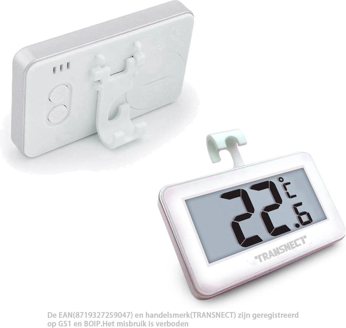 TRANSNECT Koelkast thermometer - Keukenthermometer TRANSNECT Koelkast Thermometer - Keukenthermometer -Bol Waterkoker Winkel