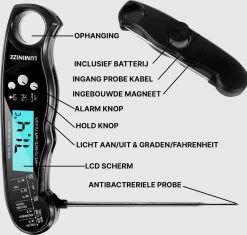 Vleesthermometer - BBQ Thermometer - Oventhermometer - Big Green Egg - Inclusief Sonde En Batterijen -Bol Waterkoker Winkel 1200x1144 2