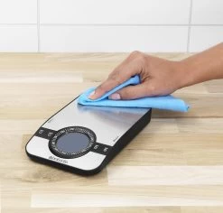 Brabantia Profile Keukenweegschaal - Rechthoekig - Met Kookwekker - RVS -Bol Waterkoker Winkel 1200x1147 2