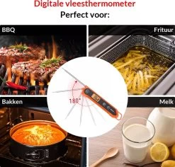 Thermo Pro Digitale Vleesthermometer TP-03H Voor Keuken En BBQ – Inklapbaar – Waterdicht - Kernthermometer – Suikerthermometer – Kookthermometer – Voedselthermometer -Bol Waterkoker Winkel 1200x1148 2
