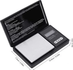 Imtex Precisie Weegschaal - Keukenweegschaal - Tot 1000 Gram - Zwart -Bol Waterkoker Winkel 1200x1153 2