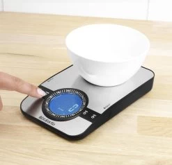 Brabantia Profile Keukenweegschaal - Rechthoekig - Met Kookwekker - RVS -Bol Waterkoker Winkel 1200x1158 1