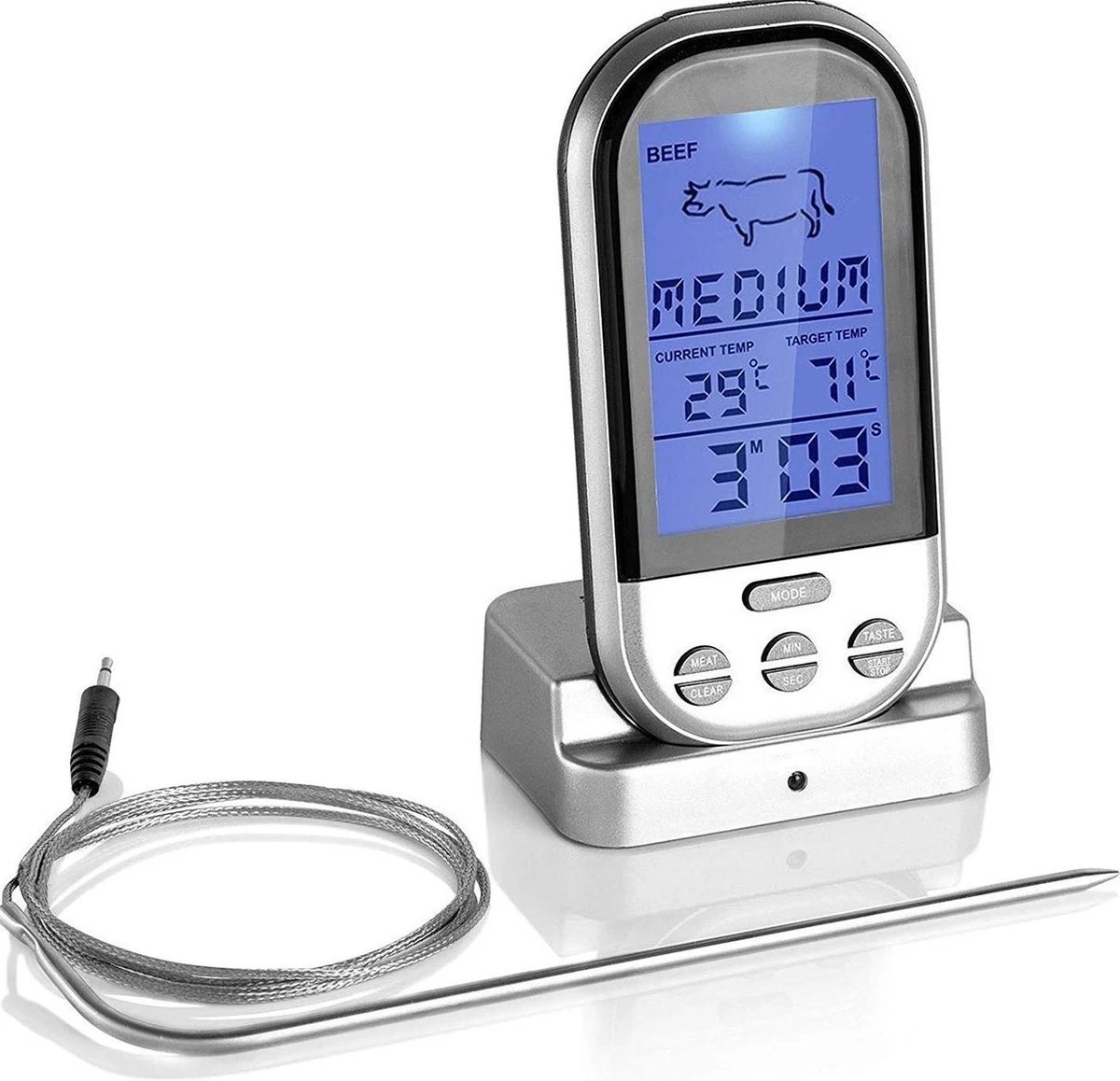 Mancor Digitale Vleesthermometer - Keukenthermometer Mancor Digitale Vleesthermometer - Keukenthermometer -Bol Waterkoker Winkel