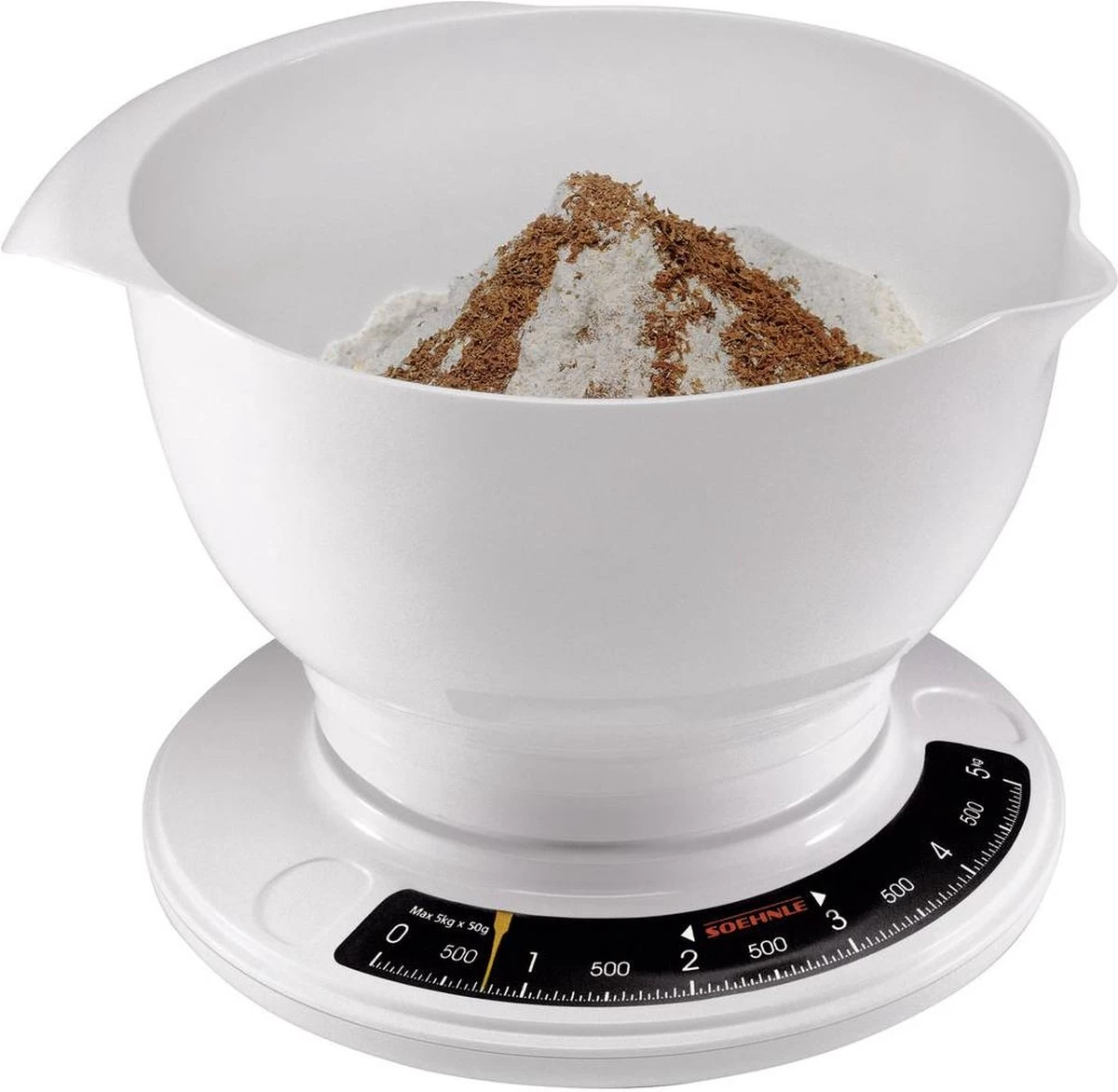 Soehnle analoge keukenweegschaal Culina Pro - Wit - tot 5 kg Soehnle Analoge Keukenweegschaal Culina Pro - Wit - Tot 5 Kg -Bol Waterkoker Winkel 1200x1172 2
