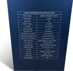 Basisch Water Generator | Water Ionisator En Zuivering | Actief Koolstoffilter | Phipower -Bol Waterkoker Winkel 1200x1172