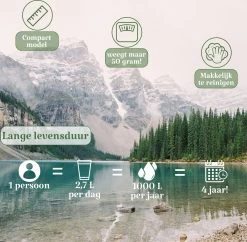 Waterfilter Survival Steddy Pro - Zuiver Gratis Drinkwater - Waterfles Waterzuivering - Waterfilter Kraan - Outdoor - FILTER 4000 LITER! -Bol Waterkoker Winkel 1200x1175 1