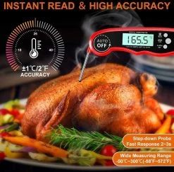 Merkloos Brauch TP900 Digitale Thermometer Voor Keuken, Koken, Voedsel Melk, Vlees, BBQ, Water, Thee Voor Binnen En Buiten, Waterdicht, RVS, Ultrasnel Rood -Bol Waterkoker Winkel 1200x1180 3