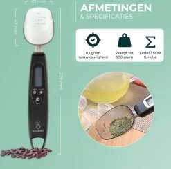 Digitale Lepelweegschaal - Weeglepel - Keukenweegschaal Digitaal - Weegschaal Keuken - Precisie Weegschaal Keuken Van 0,2 Tot 500 Gr - Maatlepels -Bol Waterkoker Winkel 1200x1192 3