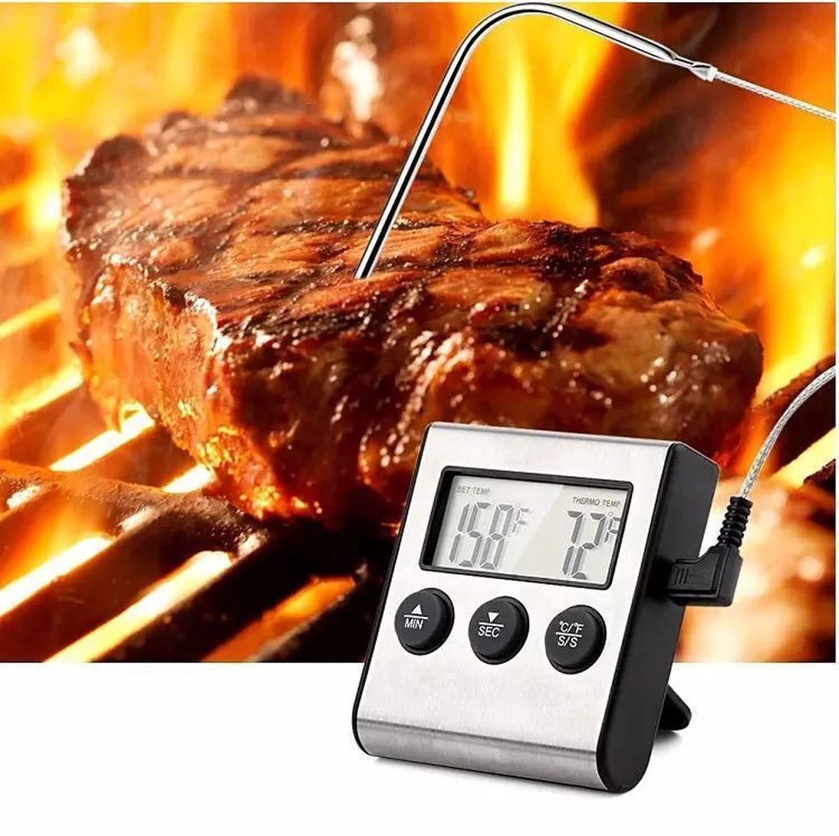 Boticz - 2-in-1 Magnetische Digitale Kern Thermometer Met Keuken Timer Alarm - Magnetische Vloeistof/Vlees Temperatuurmeter Met Meetsonde Draad & Kook Timer - 0-250 Graden Celcius - Inclusief gratis batterijen Boticz - 2-in-1 Magnetische Digitale Kern Thermometer Met Keuken Timer Alarm - Magnetische Vloeistof/Vlees Temperatuurmeter Met Meetsonde Draad & Kook Timer - 0-250 Graden Celcius - Inclusief Gratis Batterijen -Bol Waterkoker Winkel 1200x1196 5