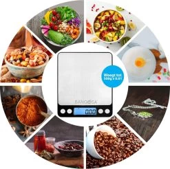 Bangosa® Digitale Precisie Weegschaal 500g X 0.01 Gram - Keukenweegschaal - Zakweegschaal -Bol Waterkoker Winkel 1200x1196 9