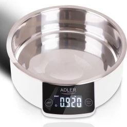 Adler Keukenweegschaal - Tot 5 Kg - Keukenweegschaal Digitaal - Met Kom