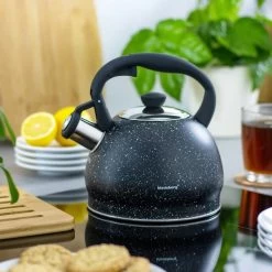 Fluitketel Inductie Gas Waterkoker 2.0 L ‘’Cosenza’’ Mat Zwart RVS -Bol Waterkoker Winkel 1200x1198 27