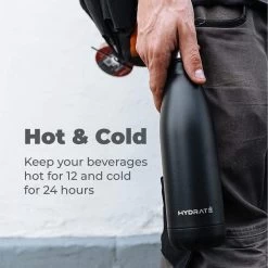 HYDRATE Super Geïsoleerde Drinkfles Roestvrij Staal Thermos 500ml - BPA Vrij, Vacuüm Drinkfles - 24 Uur Koud & 12 Uur Heet Waterfles - Voor Mannen, Vrouwen & Volwassenen -Bol Waterkoker Winkel 1200x1199 14