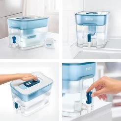 BRITA - Waterfilterkan Flow Cool - Blauw - 8,2L -Bol Waterkoker Winkel 1200x1200 10