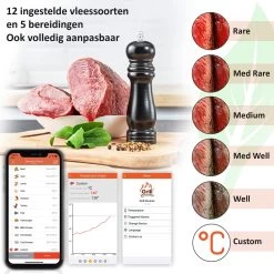 Claire BF-5 BBQ Thermometer - Vleesthermometer - Oventhermometer - Draadloos Met App - Incl. Batterijen En 6 Meetsondes 5 Claire BF-5 BBQ Thermometer - Vleesthermometer - Oventhermometer - Draadloos Met App - Incl. Batterijen En 6 Meetsondes -Bol Waterkoker Winkel 1200x1200 1003