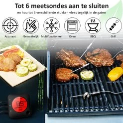 Claire BF-5 BBQ Thermometer - Vleesthermometer - Oventhermometer - Draadloos Met App - Incl. Batterijen En 6 Meetsondes 7 Claire BF-5 BBQ Thermometer - Vleesthermometer - Oventhermometer - Draadloos Met App - Incl. Batterijen En 6 Meetsondes -Bol Waterkoker Winkel 1200x1200 1004