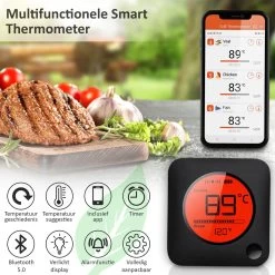 Claire BF-5 BBQ Thermometer - Vleesthermometer - Oventhermometer - Draadloos Met App - Incl. Batterijen En 6 Meetsondes 8 Claire BF-5 BBQ Thermometer - Vleesthermometer - Oventhermometer - Draadloos Met App - Incl. Batterijen En 6 Meetsondes -Bol Waterkoker Winkel 1200x1200 1005