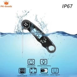 Merkloos PK Goods BBQ Thermometer- BBQ Accesoires -Draadloze Thermometer- Kernthermometer - Waterdicht- Vleesthermometer -Bol Waterkoker Winkel 1200x1200 1007