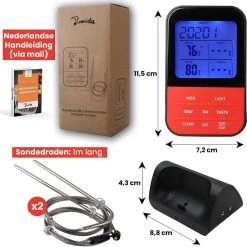 Vleesthermometer Draadloos Met Timer - BBQ Thermometer – Kernthermometer – Suikerthermometer – Keukenthermometer -Bol Waterkoker Winkel 1200x1200 1013