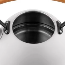 Florina Natura Line Fluitketel RVS Mat Grijs 2.3 Liter - Geschikt Voor Alle Warmtebronnen - Scandinavische Stijl - Massief Houten Handvat -Bol Waterkoker Winkel 1200x1200 1101