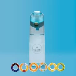 Smell It Water Bottle - Proefpakket Sky Blue 750ml - Waterfles Met Geurpods - Incl 6 Geurpods - Drinkfles Voor Kinderen