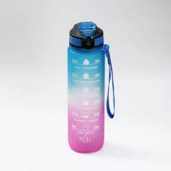 Merkloos Drinkfles – Luxe Drinkfles Met Rietje – Waterfles 1 Liter – Water Bottle – Motivatie Waterfles Met Tijdmarkeringen -Bol Waterkoker Winkel 1200x1200 1186