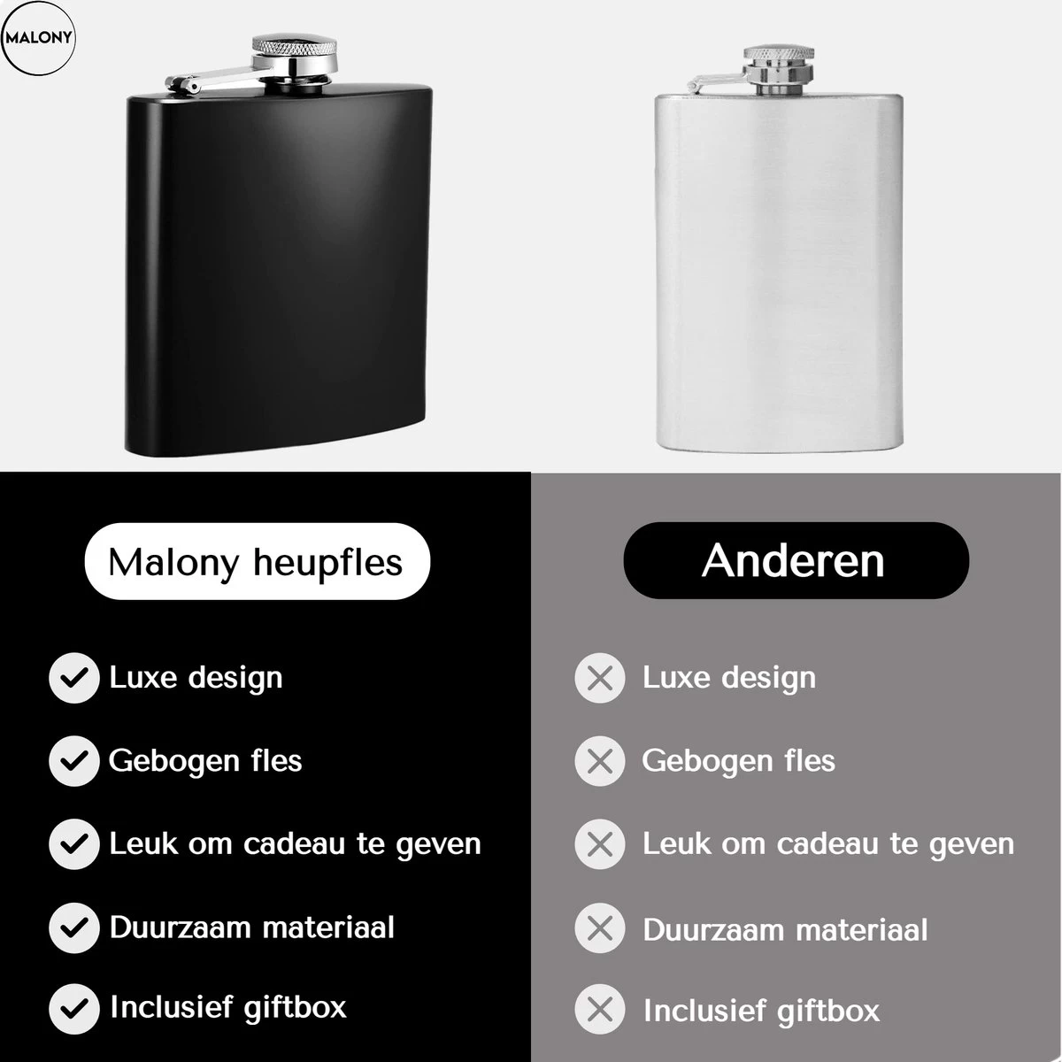 Malony® Luxe Heupfles - Veldfles - Flacon - Drinkfles - 180ML - RVS - Giftbox - Veiligheidssluiting - Zwart Malony® Luxe Heupfles - Veldfles - Flacon - Drinkfles - 180ML - RVS - Giftbox - Veiligheidssluiting - Zwart -Bol Waterkoker Winkel 1200x1200 1214