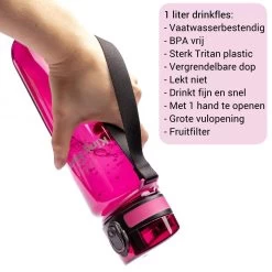 1 Liter Drinkfles - Vaatwasserbestendig - Sport Bidon Drinkbus King Mungo 1000ml Paars/rood -Bol Waterkoker Winkel 1200x1200 1245