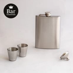 Bar Essentials® Heupfles RVS - Zakflacon - Platvink - Heupflacon - Gifbox -Bol Waterkoker Winkel 1200x1200 1248