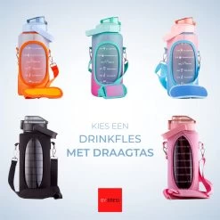 By Bresi - Waterfles 2 Liter Blauw/Oranje - Gratis Armband - Waterfles Met Rietje - Grote Waterfles - Sportbidon - Twee Liter Waterfles - Sportfles - Sportfles Fitness - Bottle 2 Liter- Drinkfles - Schenkfles - Drinkbus - Waterflessen -Bol Waterkoker Winkel 1200x1200 1300