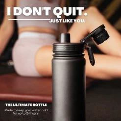 VANN Drinkfles 500 Ml Met Rietje Multifunctioneel - Waterfles Volwassenen - RVS Inclusief 3 Doppen - 24uur Koud/12 Uur Warm - Groen -Bol Waterkoker Winkel 1200x1200 1335