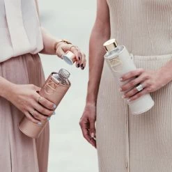 Equa Glazen Waterfles 750 Ml Mismatch Met Hoes - Beige -Bol Waterkoker Winkel 1200x1200 1342