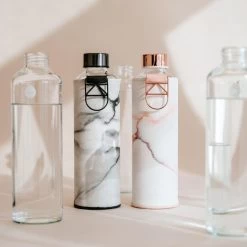 Equa Glazen Waterfles - Lava - 750 Ml - Mismatch Met Hoes - Imitatieleer - BPA Vrij -Bol Waterkoker Winkel 1200x1200 1390