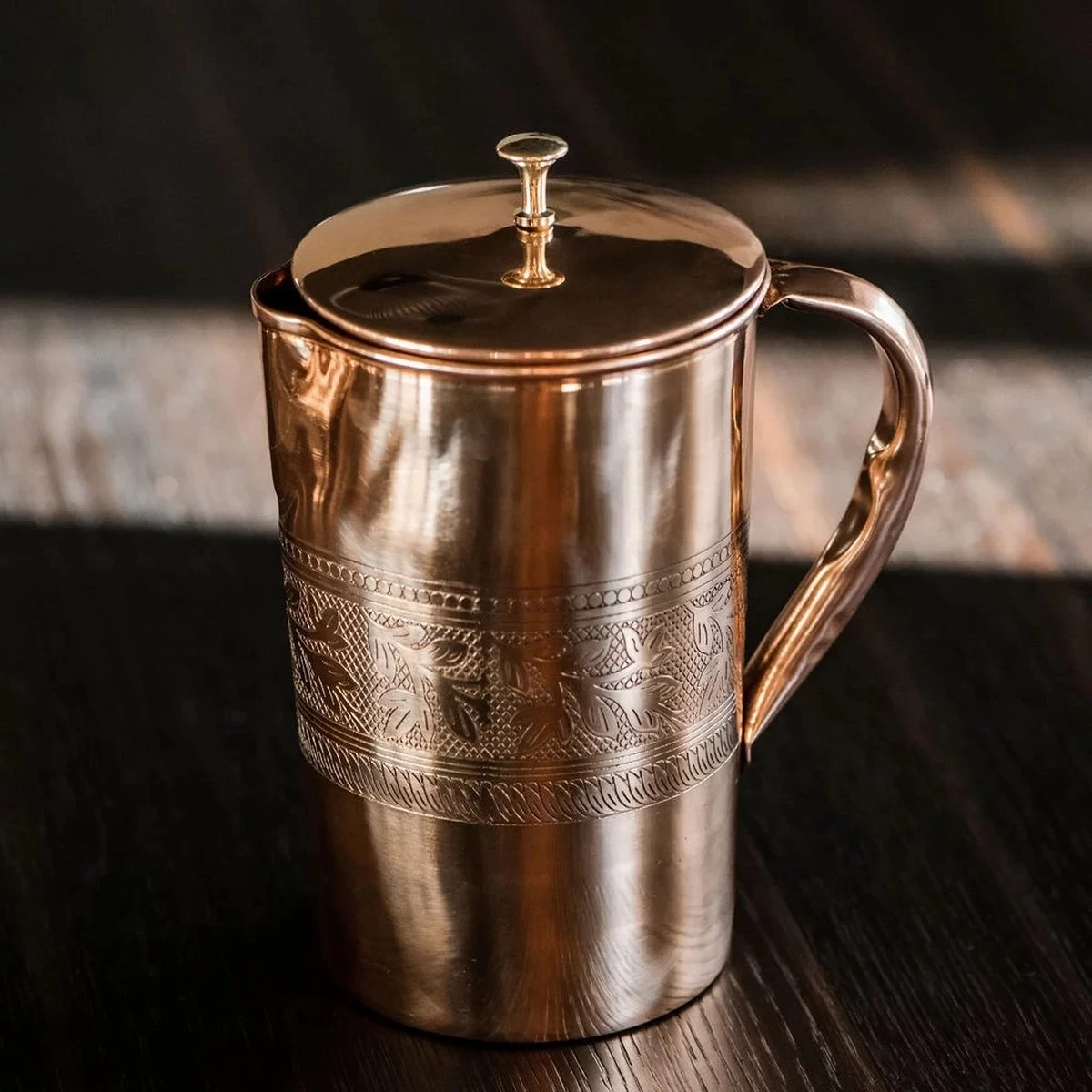 Puur Koperen Kan Bloempatroon - 1,5 liter Puur Koperen Kan Bloempatroon - 1,5 Liter -Bol Waterkoker Winkel 1200x1200 323