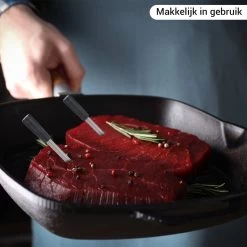 Mancor Vleesthermometer Met Bluetooth En App - BBQ Accessoires Thermometer - Keukenthermometer Digitaal -Bol Waterkoker Winkel 1200x1200 367