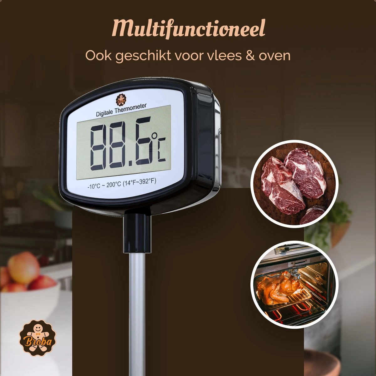 Suikerthermometer Digitaal – Kookthermometer – Vleesthermometer – Kerntemperatuurmeter – Draadloos – Thermometer ook geschikt voor Vlees, BBQ, Oven Suikerthermometer Digitaal – Kookthermometer – Vleesthermometer – Kerntemperatuurmeter – Draadloos – Thermometer Ook Geschikt Voor Vlees, BBQ, Oven -Bol Waterkoker Winkel 1200x1200 392