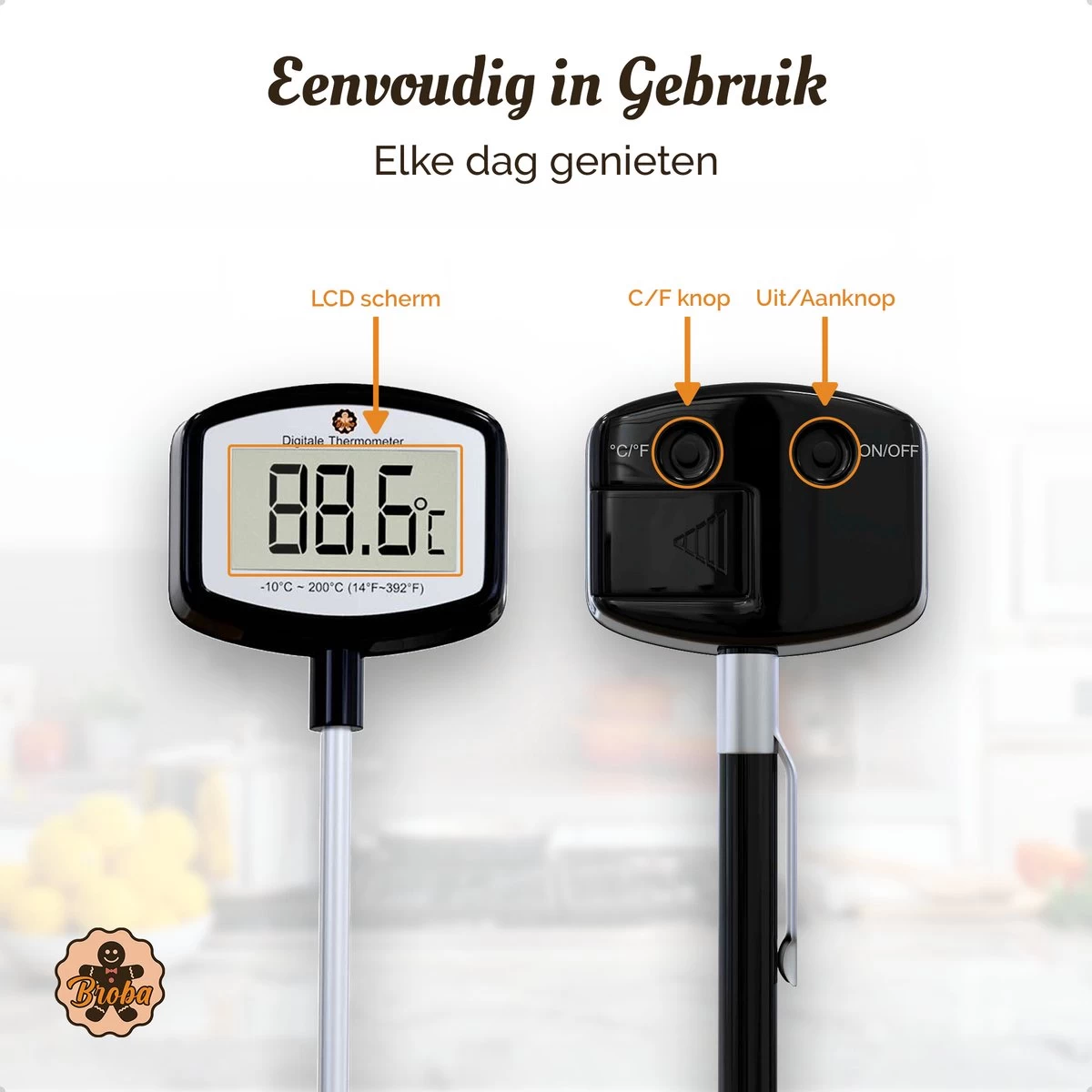Suikerthermometer Digitaal – Kookthermometer – Vleesthermometer – Kerntemperatuurmeter – Draadloos – Thermometer ook geschikt voor Vlees, BBQ, Oven Suikerthermometer Digitaal – Kookthermometer – Vleesthermometer – Kerntemperatuurmeter – Draadloos – Thermometer Ook Geschikt Voor Vlees, BBQ, Oven -Bol Waterkoker Winkel 1200x1200 393