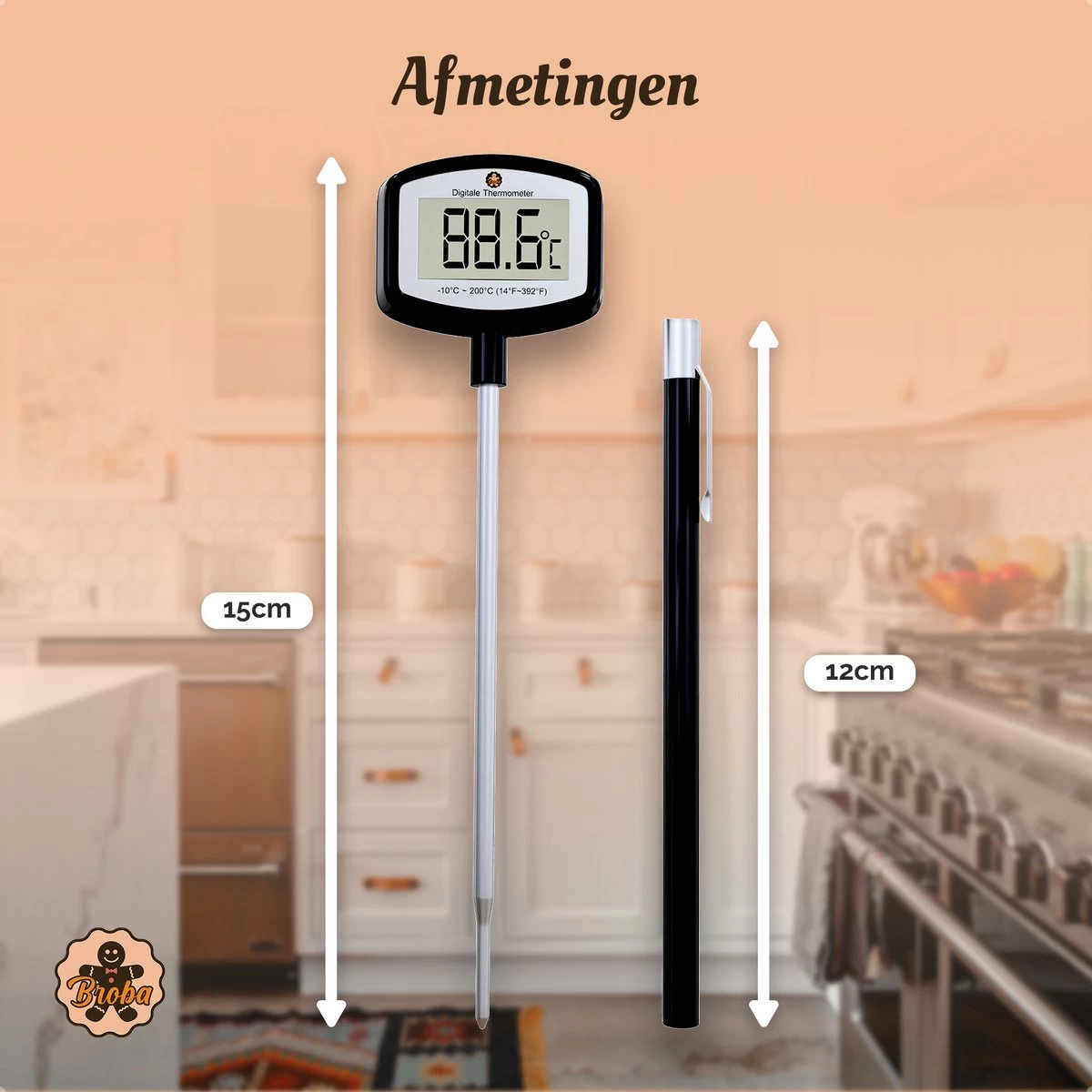 Suikerthermometer Digitaal – Kookthermometer – Vleesthermometer – Kerntemperatuurmeter – Draadloos – Thermometer ook geschikt voor Vlees, BBQ, Oven Suikerthermometer Digitaal – Kookthermometer – Vleesthermometer – Kerntemperatuurmeter – Draadloos – Thermometer Ook Geschikt Voor Vlees, BBQ, Oven -Bol Waterkoker Winkel 1200x1200 394