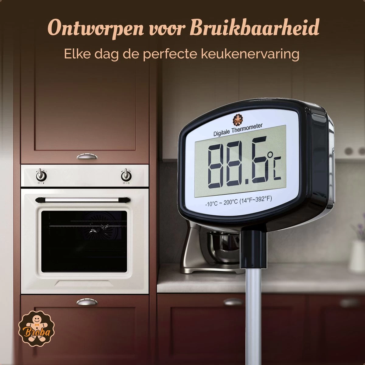 Suikerthermometer Digitaal – Kookthermometer – Vleesthermometer – Kerntemperatuurmeter – Draadloos – Thermometer ook geschikt voor Vlees, BBQ, Oven Suikerthermometer Digitaal – Kookthermometer – Vleesthermometer – Kerntemperatuurmeter – Draadloos – Thermometer Ook Geschikt Voor Vlees, BBQ, Oven -Bol Waterkoker Winkel 1200x1200 402
