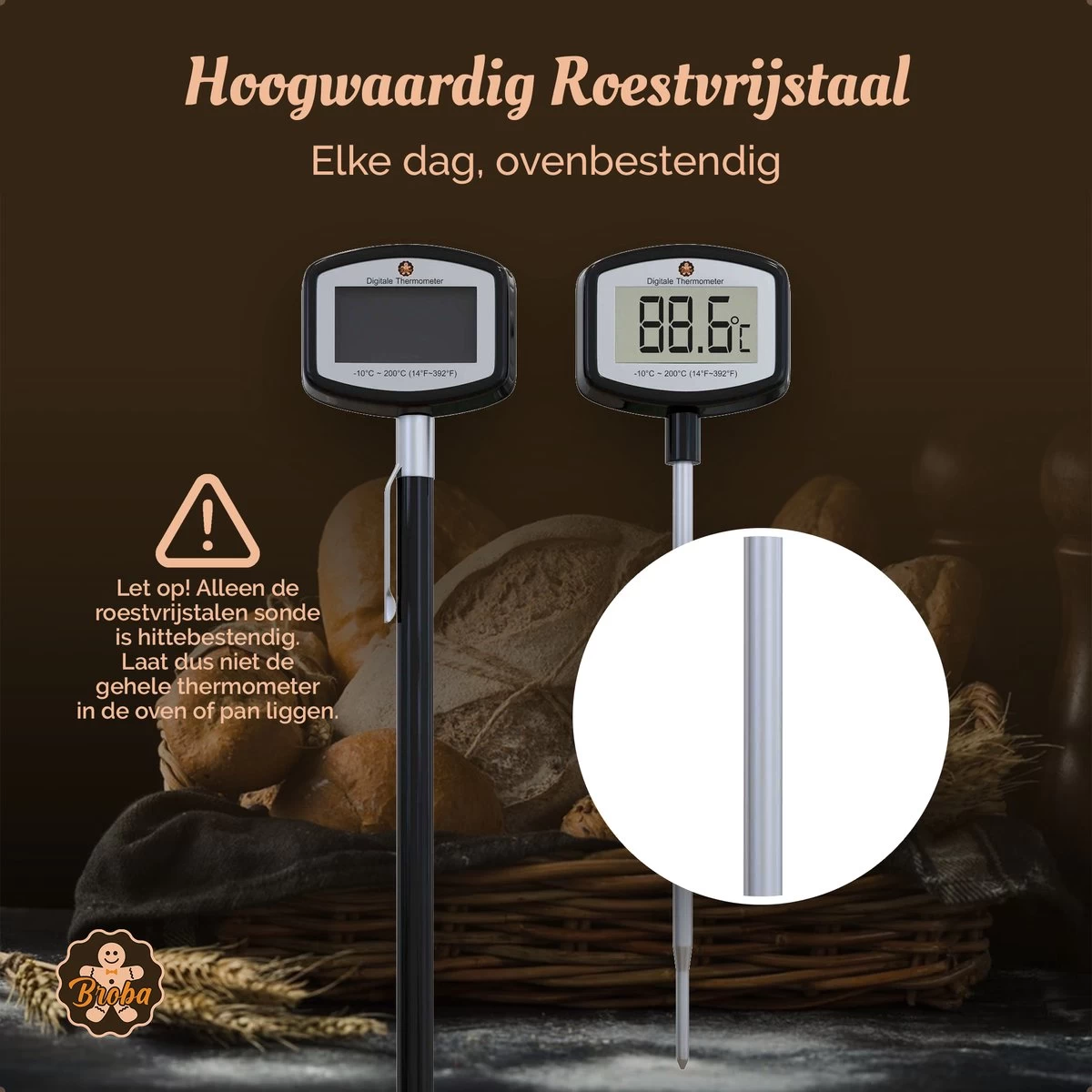 Suikerthermometer Digitaal – Kookthermometer – Vleesthermometer – Kerntemperatuurmeter – Draadloos – Thermometer ook geschikt voor Vlees, BBQ, Oven Suikerthermometer Digitaal – Kookthermometer – Vleesthermometer – Kerntemperatuurmeter – Draadloos – Thermometer Ook Geschikt Voor Vlees, BBQ, Oven -Bol Waterkoker Winkel 1200x1200 403